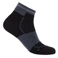 Skarpetki damskie - Skarpetki damskie Icebreaker Merino Run+ Ultralight Mini Black/Graphite L - miniaturka - grafika 1