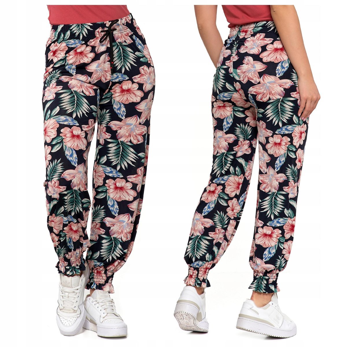 Spodnie Damskie Alladynki Haremki Pumpy Luźne Spodnie MORAJ r. L/XL