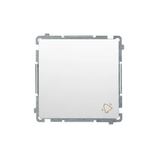 Simon Kontakt Simon Basic moduł Łącznik dzwonek biały BMD1.01/11 BMD1.01/11 - Wyłączniki światła i elektryczne - miniaturka - grafika 1