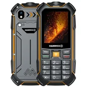 Telefony komórkowe - Hammer Boost 2 LTE 64MB/128MB Czarno-pomarańczowy - miniaturka - grafika 1
