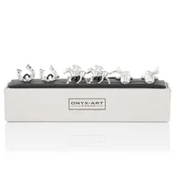 Spinki do mankietów i krawatów - Zestaw spinek do mankietów na prezent dla koniarza - miniaturka - grafika 1