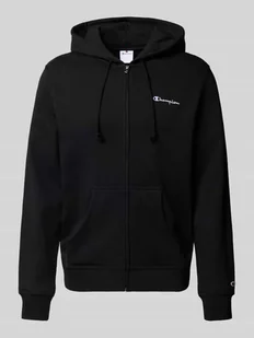 Bluza rozpinana z wyhaftowanym logo - Bluzy męskie - miniaturka - grafika 1