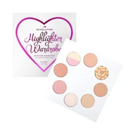 Pozostałe kosmetyki - I Heart Revolution I Heart Revolution Highlighter Wardrobe paleta rozjaśniaczy 8 x 2,37 g - miniaturka - grafika 1