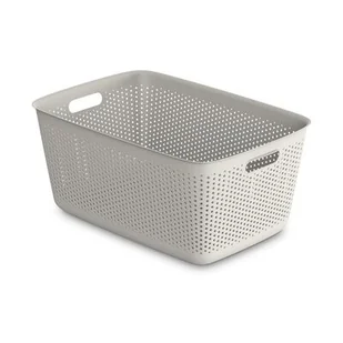 Pojemnik OpenStore 45 l Basket ivory white 58 x 39,5 x 26,5 cm beżowy - Pudła i pojemniki do przechowywania - miniaturka - grafika 1