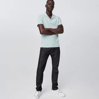 Spodnie męskie - Reserved Jeansy o kroju slim - Czarny - grafika 1