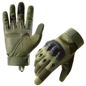 Rękawiczki - Rękawice taktyczne NILS CAMP NC1798 (rozmiar L) Zielony - miniaturka - grafika 1
