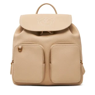 Plecak PINKO Carrie Backpack PE 25 PLTT 104351 A1LF Beżowy - Plecaki - miniaturka - grafika 1