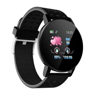 Techonic M119 Plus Czarny - Smartwatch - miniaturka - grafika 1