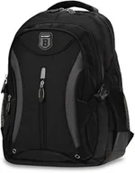 Plecaki - ﻿Duży PLECAK MĘSKI DAMSKI Szkolny NA LAPTOPA Czarny DO PRACY Solidny POJEMNY - miniaturka - grafika 1