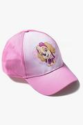 Czapki dla dzieci - Bawełniana czapka dziewczęca z daszkiem Psi Patrol - różowa - miniaturka - grafika 1