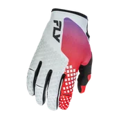 Rękawice motocyklowe - Rękawice Cross FLY Racing Kinetic V26 Młodzieżowe Szary/Czerwony/Fioletowy/CzarnyL - miniaturka - grafika 1