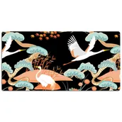 Podkładki na biurko - Podkładka na biurko Malowane ptaki 120x60 cm - miniaturka - grafika 1