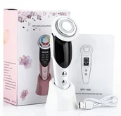 Masażery - MASAŻER DO TWARZY ODMŁADZAJĄCY 7W1 MEZOTERAPIA  LIFTING PREZENT MASAŻ - miniaturka - grafika 1