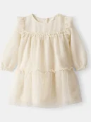 Spodenki dla niemowląt - carter's Sukienka w kolorze beżowym - miniaturka - grafika 1