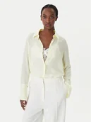 Koszule damskie - Patrizia Pepe Koszula 8C0703/A156-Y478 Żółty Regular Fit - miniaturka - grafika 1