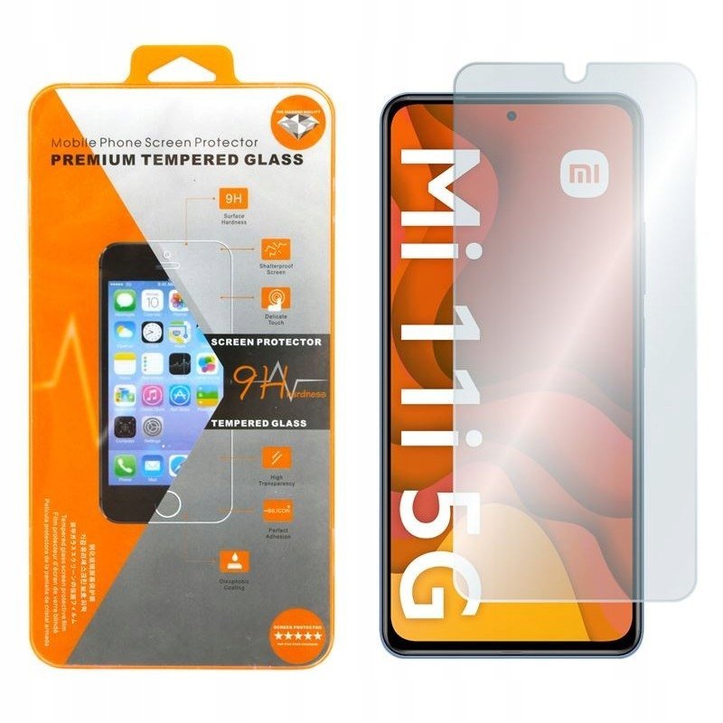 9H Szkło Do Xiaomi Poco F3 5G Pomarańcz Szkiełko Ochronne Szybka Hartowana Na Ekran