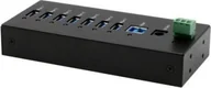 Akcesoria do komputerów stacjonarnych - Exsys EXSYS EX-11247HMS 7 portów USB 3.2 Gen 1 HUB Din-Rail-set en muur VIA VL813-chipset - miniaturka - grafika 1
