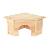 Karma dla gryzoni - AniOne Domek drewniany narożny Jule S - miniaturka - grafika 1