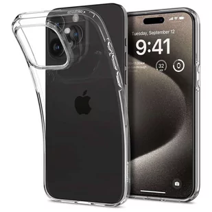 Etui do iPhone 15 Pro Spigen Liquid Crystal Case obudowa ochronna na telefon Crystal Clear - Etui i futerały do telefonów - miniaturka - grafika 1