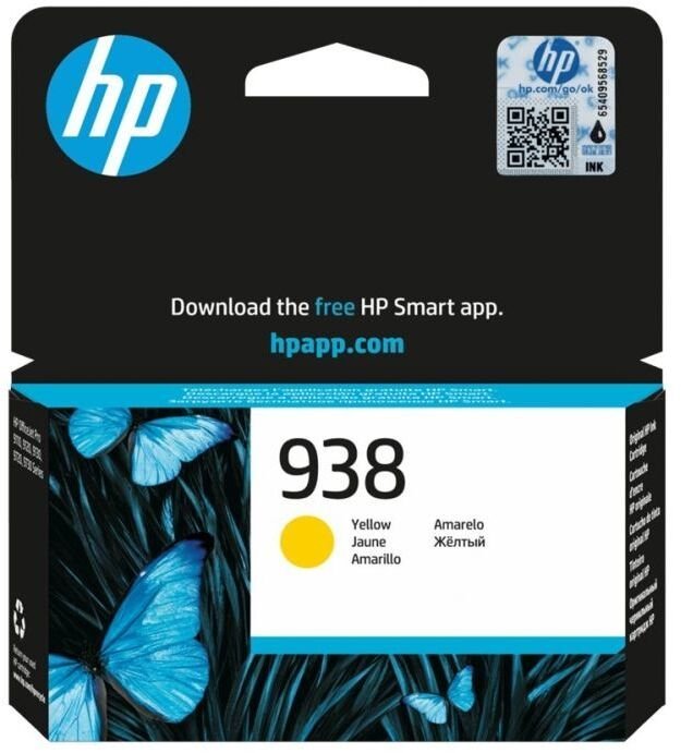 Tusz HP 938 Yellow original ink 4S6X7PE#LS1