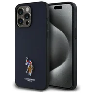 Etui i futerały do telefonów - US Polo USHCP15XPEMV iPhone 15 Pro Max 6,7" granatowy/navy Embroidered DH Color - miniaturka - grafika 1