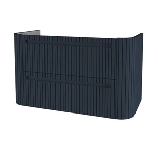 Szafka łazienkowa pod umywalkę Devo Gloria 2.0 86 cm ryflowana perfect touch parisian blue GL2-SU2S86-2-F103 - Szafki łazienkowe - miniaturka - grafika 1