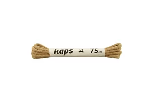 KAPS sznurowadła 75 cm 09_075_100_0010 beż, sznurowadła bawełniane, okrągłe, cienkie - Kaps - Akcesoria obuwnicze - miniaturka - grafika 1