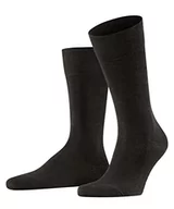 Skarpetki damskie - FALKE Mężczyźni Skarpety Family M SO Zrównoważona Bawełna jednokolorowe 1 Para, Brązowy (Dark Brown 5450), 39-42 - miniaturka - grafika 1