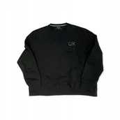 Bluzy męskie - Czarna bluza męska CALVIN KLEIN XL - miniaturka - grafika 1