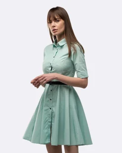 Sukienka medyczna In White 119 (42 r.), tiffany - Odzież robocza - miniaturka - grafika 1