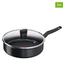 Zestawy garnków i patelni - Tefal 2-częściowy zestaw "Easy Cook" w kolorze czarnym - Ø 24 cm - miniaturka - grafika 1