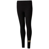 Legginsy - Legginsy Puma ESS+Logo Jr 587050 (kolor Czarny, rozmiar 116 cm) - miniaturka - grafika 1