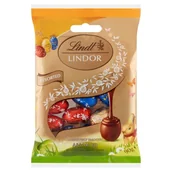 Inne słodycze - Lindt Lindor Czekolada mleczna gorzka oraz biała z nadzieniem 90 g - miniaturka - grafika 1
