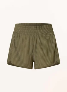 Adidas Szorty Treningowe Pacer Rib braun - Spodenki damskie - miniaturka - grafika 1