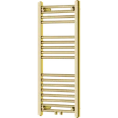 Grzejniki łazienkowe - Mexen Mars grzejnik łazienkowy 900 x 400 mm, 244 W, złoty - W110-0900-400-00-50 - miniaturka - grafika 1