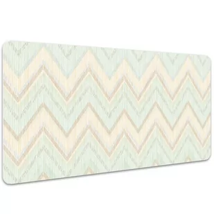 Ochronna mata podkładka na biurko Zygzaki 100x50 cm, Dywanomat - Podkładki na biurko - miniaturka - grafika 1