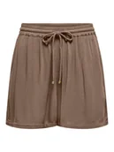 Spodenki damskie - ONLY Szorty "Chiara" w kolorze brązowym - miniaturka - grafika 1