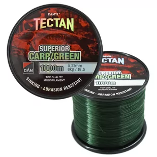 Żyłki Dam Damyl Tectan Superior Carp Green 1000M 0,33 Mm - Żyłki wędkarskie - miniaturka - grafika 1