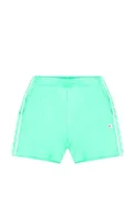 Spodenki damskie - Champion Damskie Legacy Tape 2.0 szorty z wysokim stanem, kolor Aqua Green, M - miniaturka - grafika 1