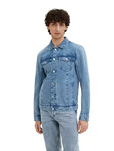 TOM TAILOR Denim Męska kurtka dżinsowa 1035513, 10118, Used Light Stone Blue Denim, XXL, 10118 - Used Light Stone Blue Denim, XXL - Kurtki męskie - miniaturka - grafika 1