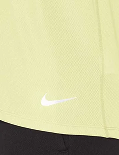 Nike Damski T-shirt W NK RUN TOP SS, światło limelight/światło limelight/(odblaskowe srebro), XL - Koszulki i topy damskie - miniaturka - grafika 1