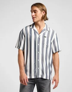 LEE RESORT SHIRT RIVET NAVY 112364214 S - Koszule męskie - miniaturka - grafika 1