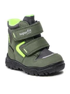 Buty dla chłopców - Superfit Śniegowce GORE-TEX 1-000047-7000 M Zielony - grafika 1