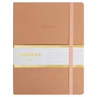 Notesy i bloczki - Paperdot, Notes z Gumką, Łososiowy, Format B5, Linia, 96 Kartek - miniaturka - grafika 1