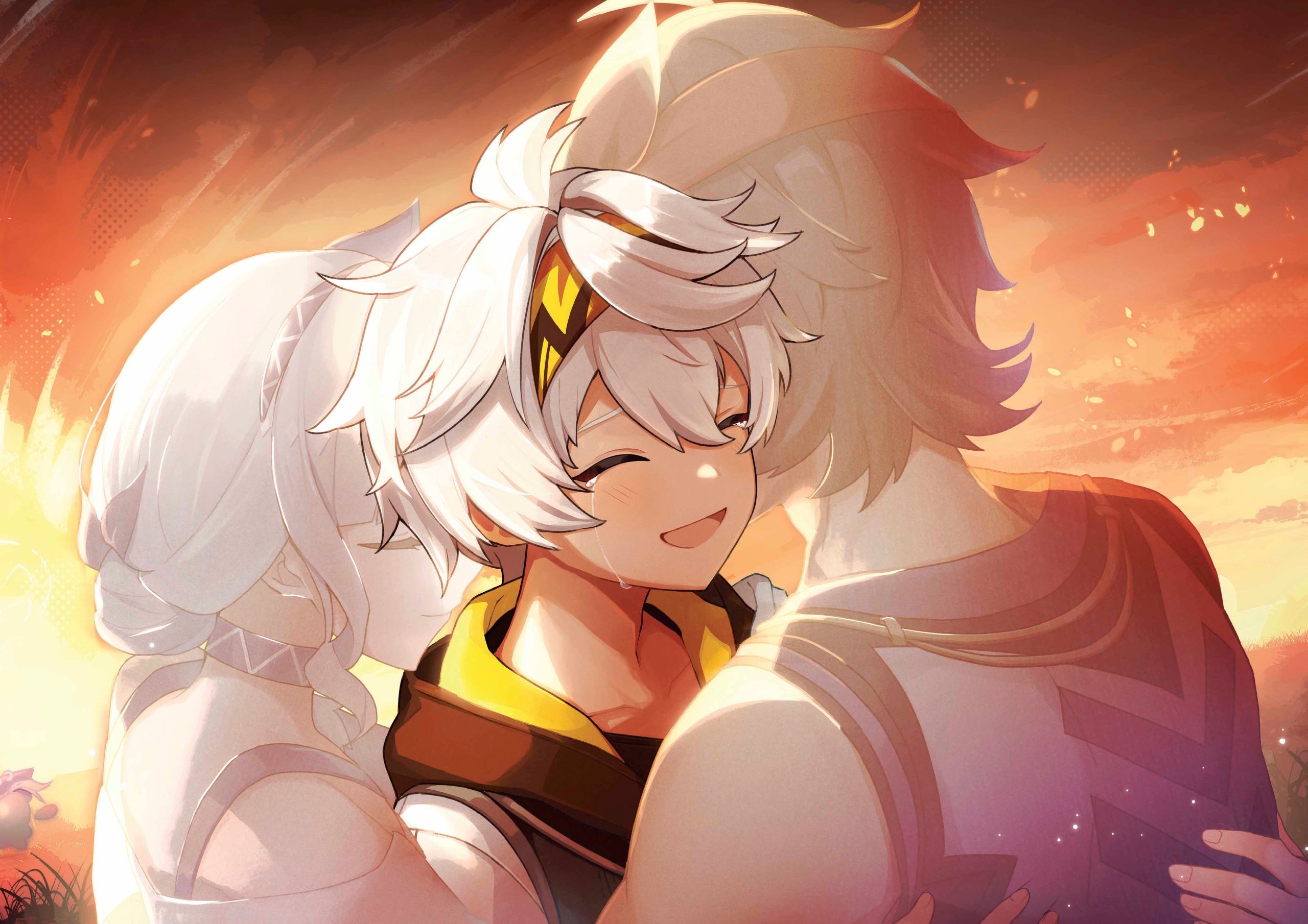 Plakat A3 Genshin Impact Anime Gra Bennett