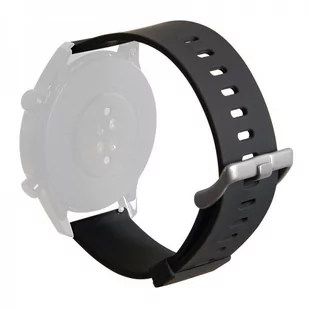 PURO ICON Multibrand Wristband Uniwersalny pasek smartwatch 22 mm S/M &amp;amp M/L czarny UNIWBICON22BLK - Akcesoria do smartwatchy - miniaturka - grafika 1