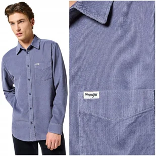 Wrangler 1 PKT CORDUROY SHIRT bawełniana sztruksowa koszula REGULAR FIT XXL - Koszule męskie - miniaturka - grafika 1