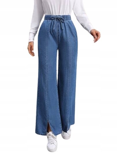SHEIN SPODNIE JEANSOWE PROSTE DŁUGIE CASUAL 27 ŁJT