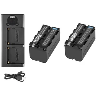 Ładowarka + 2x Akumulator Bateria NP-F770 do Sony - Baterie i akcesoria - miniaturka - grafika 1