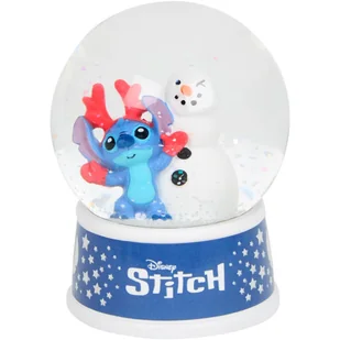 Disney Stitch Kula śnieżna 8x10,8cm STITCH Z BAŁWANEM - Figurki dla dzieci - miniaturka - grafika 1